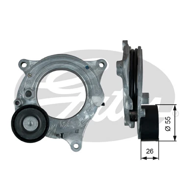 Bmw Kayıs Gergi Rulmanı (kutuklu) Bmw F20 F21 F30 F32 G30 G11 G01 - Gates T39381