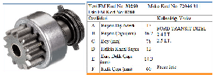 MARŞ DİŞLİSİ-MT 13D F.TRANSİT -311- - FORMMETAL-30260