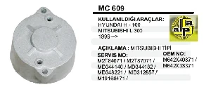Unıversal Marş Kapağı Arka-Mt Hyundaı H-100/mit.l300 99---- Mc609 - Remark-Mak609