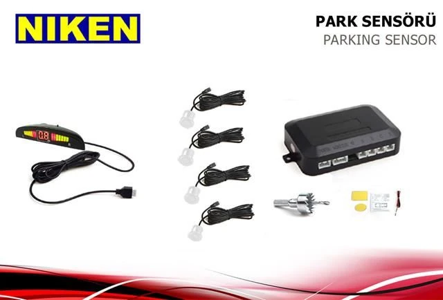 Unıversal Park Sensoru Led Ekran Ses İkazlı Beyaz - Niken 016 001 02 03