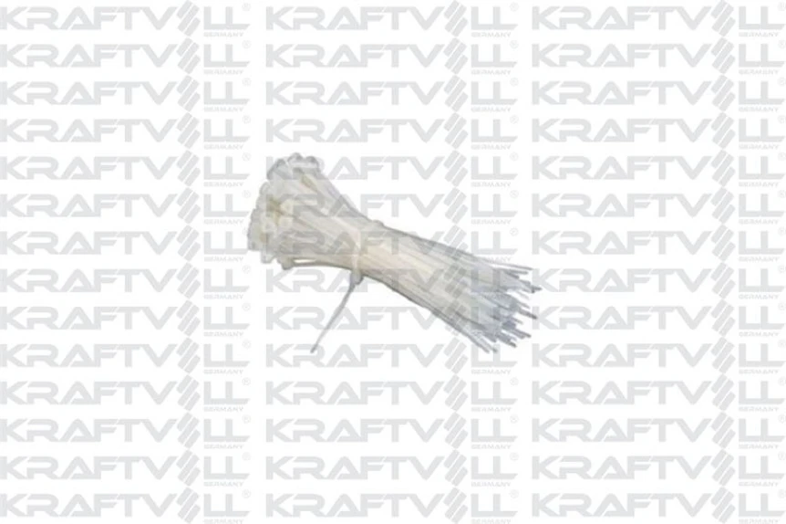 Unıversal Cirt Kelepce 4,8 MM 380 MM Beyaz 100lu Paket - Kraftvoll 21031609