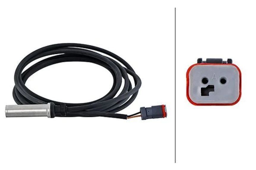 Volvo Truck Abs Sensörü Disk Tip ( 3950 MM )a Tipi Fis Renault Truck Magnum DXI Premium Volvo Fe - Hella 6pu230048-541