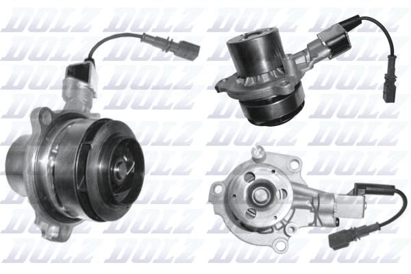 DEVIRDAIM POMPASI ( SENSORLU ) ELEKTRIKLI CRAFTER A1 A3 A4 A5 A6 Q2 Q3 Q5 ATECA IBIZA TOLEDO KAROQ S - DOLZ A255V