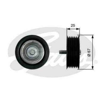 Mercedes V Kayıs Gergi Rulmanı - V Kayıs Gergi Rulmanı - Gts T36434