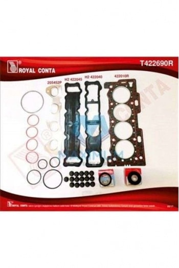 TAKIM CONTA (UST) CORTECO KECELI SUPAP LASTIKLI P1007 P206 P207 P307 C2 C3 C4 ET3J4 (1,4 16V) 88HP 0 - ROYAL T422690R