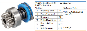 MARŞ DİŞLİSİ-MT 9D BAŞAK/PANCAR TRK.YM - FORMMETAL-33382