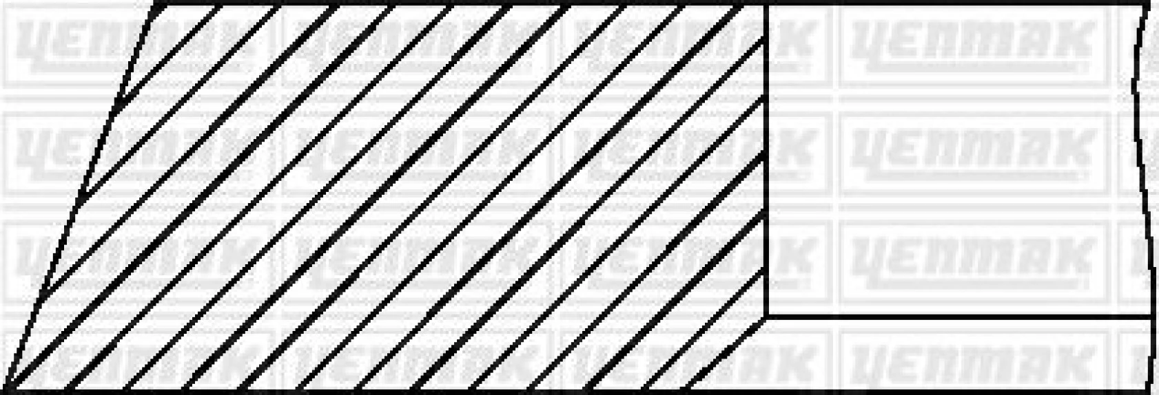 Ford Motor Segmanı (0,50 Farklı) P207 P206+ (t3e) Plus P208 P2008 C3 III Ds3 Dv4c (1,4hdi 8v) Olcu: (2,5) - Yenmak 91-09882-050