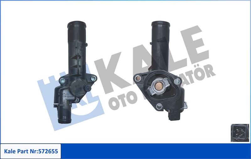 TERMOSTAT 83 °C RENAULT CAPTUR 13>CLIO III,IV FLUENCE 10>MEGANE II,III DACIA DUSTER 10>DOKKER 12>NIS - KALE 572655