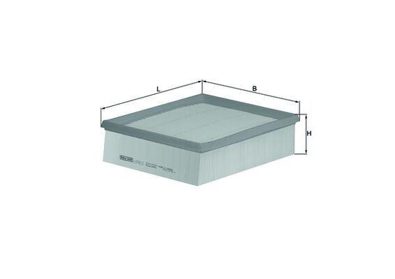HAVA FILTRESI LAGUNA II ESPACE IV 1,9 / 2,0 / 2,2 LAGUNA III 3,0 VEL SATIS 2,0 - MAHLE LX742/2