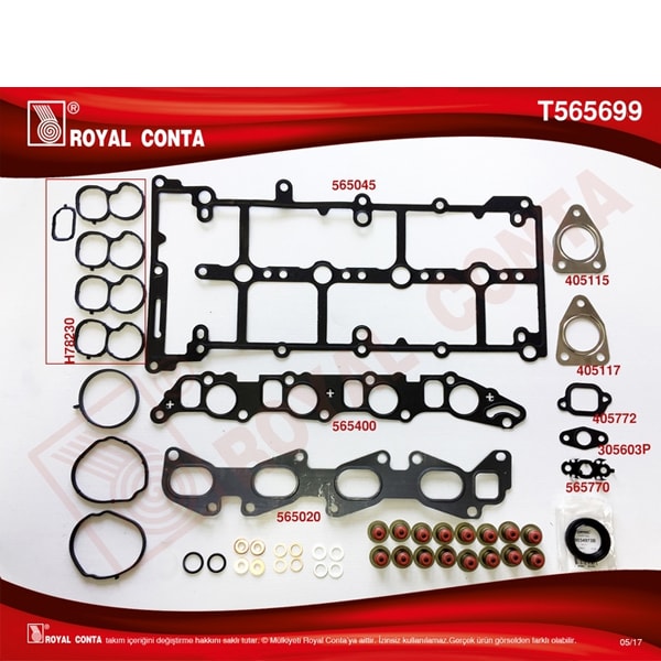 MOTOR UST TAKIM CONTA FIAT 500L BRAVO II DOBLO PUNTO IDEA LINEA PRATICO SEDICI 1.6 MJET 10> FREEMONT - ROYAL T565699