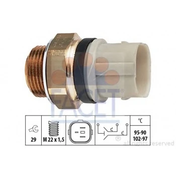 Vag Fan Musuru A3 1,6 / 1,8 / 1,9dti 96 03 Arosa Cordoba İbiza Leon Fabıa Octavıa 1,0 / 1,4 / 1,7 (95 10 - Facet 7.5652