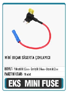 Unıversal Mini Sigorta Çoklayıcı - Eks-Minifuse