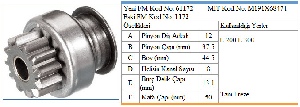 MARŞ DİŞLİSİ-JT 12D MITS.L-300  C231415 - FORMMETAL-61172