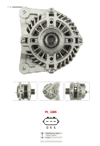 ALTERNATÖR MITS.12V 150A NISSAN JUKE QASHQAI 1.6 - MITSUBISHI-A2TX2181