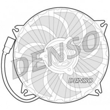 FAN MOTORU PARTNER II BERLINGO II 1,6HDI / 2,0HDI XSARA II 1,4HDI / 1,6 16V OTOMATIK KLIMASIZ 350W - DENSO DER21017