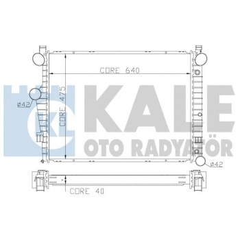 MOTOR SU RADYATORU S-CLASS W220 98>05 - KALE 360700