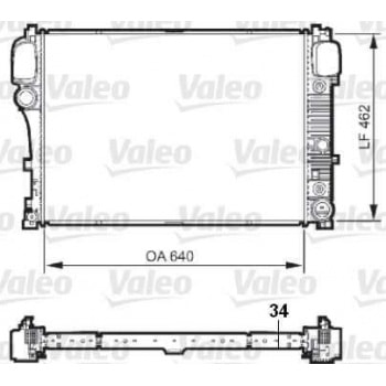 MOTOR SU RADYATORU S-CLASS W221 06>13 C216 06>13 - VALEO 735298