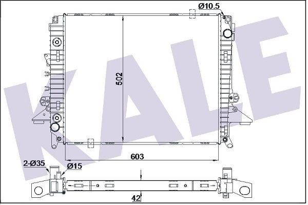 MOTOR SU RADYATORU 276DT DISCOVERY 3 L319 04>09 DISCOVERY 4 L319 09>18 - KALE 354975