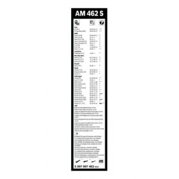 SILECEK SUPURGESI (600 / 475 MM) AEROTWIN MULTI GOLF V JETTA PASSAT BMW SERIE 3 AUDI A3 (AM 462 - BOSCH 3397007462