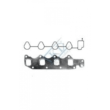 MANIFOLT CONTA TAKIMI EMME+EGZOZ 1.2 8V AVEO 96325689+13185000 - AKD 13185000