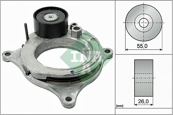 KAYIS GERGI RULMANI (KUTUKLU) BMW F20 F21 F30 F32 G30 G11 G01 - INA 534059810