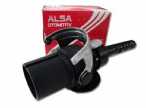 TIR RÖMORK FİŞİ ERKEK 5'Lİ KIRMIZI VİDALI PLASTİK - ALSA-03RF0701