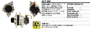 ALTERNATÖR-VAL 12V 110A HYUNDAI H-1/STAREX/SORENTO 2,5 - REMARK-ALT580