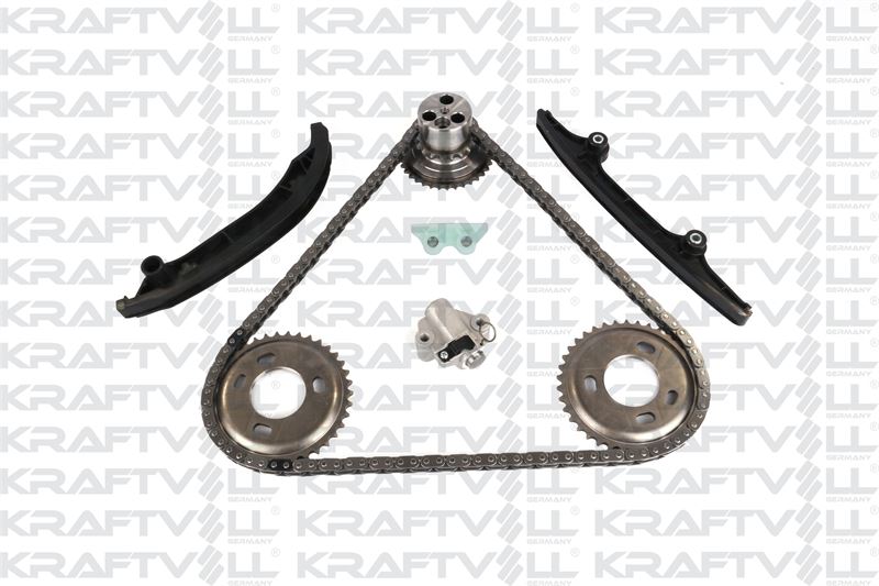 EKSANTRIK ZINCIR SETI (KOMPLE) BOXER III JUMPER III 22DT PUMA (2,2HDI 16V) TRANSIT 2,2 V347 / V348 1 - KRAFTVOLL 12100043