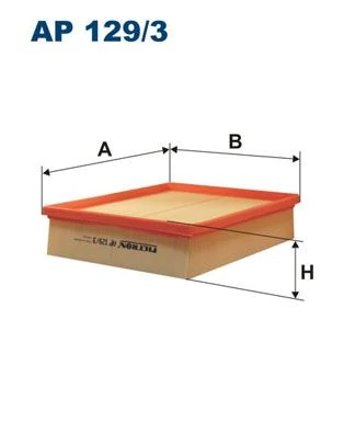 Land Rover Hava Filtresi Freelander I L314 2.5 00>06 Discovery 2 L318 2.5 Td5 98>04 Range Rover 2 P38a 4.6 94>0 - Filtron Ap129/3