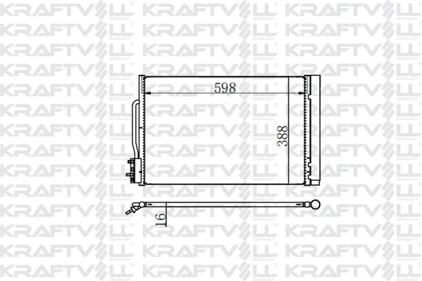 Opel Klima Radyatoru İnsignia B 15> Otomatık / Manuel - Kraftvoll 08060238