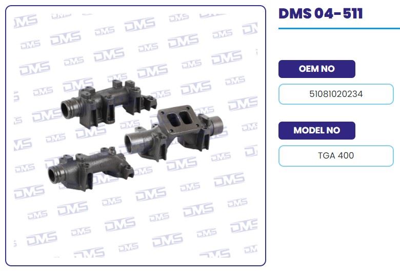 EGZOZ MANIFOLDU TAKIM MAN TGA 400 - DEMOSAN 04-511