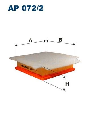 Fiat Hava Filtresi Doblo 10> Linea 07> Punto 05> Mito 08> Combo 10> 1.3 1.6 2.0 Cdti Mjet 1.4 T-Jet (sung - Filtron Ap 072/2