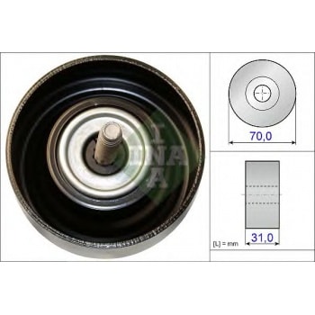 ALTERNATOR RULMANI ASTRA G ASTRA H COMBO CORSA C CAPTIVA INSIGNIA A SAAB 9-3 9-5 - INA 532061410