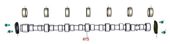 EKSANTIRIK MILI - FORD CARGO / 2524-3230-1838 - ORJ-FO BC466250BA