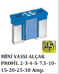 SİGORTA-ALÇAK PROFİL MİNİ 25 AMP               DOĞAL - MTA-M0600290