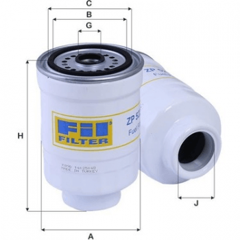 MAZOT FILTRESI (SENSORLU TIP) CANTER FE511 H100 L200 L300 PAJERO SHOGUN ISUZU NQR NPR71 NPR75 NLR TU - FIL ZP522F