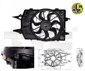 FAN MOTORU-DAVLUMBAZLI FOCUS I 1.4-1.6-1.8-2.0 16V - SGR-59421