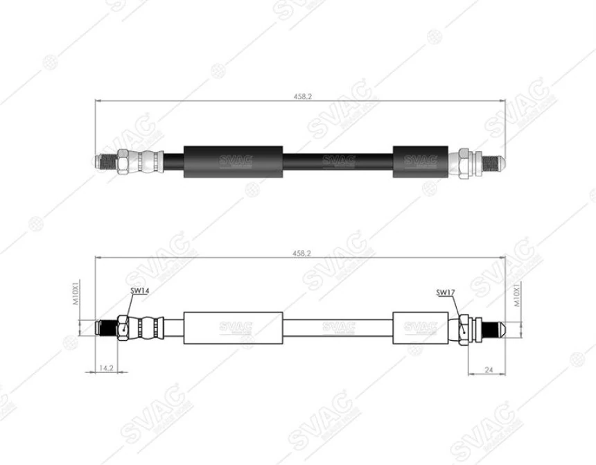 Ford Arka Fren Hortumu (sag / Sol) Escort (abslı Araclar İcin) / (95 99) - Svac 20-0122