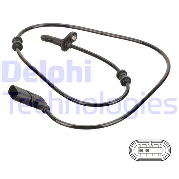 ABS SENSORU ARKA C-CLASS W205 14> S205 14> C205 15> A205 16> - DELPHI SS20813