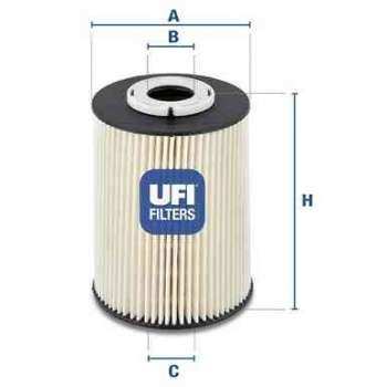 MAZOT FILTRESI MONDEO IV  IV 07> / S40 S60 V50 V70 C30 C70 2.0 TDCI - UFI 26.020.00