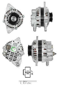 ALTERNATÖR 12V MITSUBISHI TİPİ HYUNDAI ACCENT 91 99 HYUNDAI EXCEL 75A PROTON 1,3 - AES-ALT510