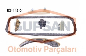 EKSANTRIK ZINCIR SETI TRANSIT ( ESKI MODEL ) V184 2,4TDCI 100PS / 120PS / 140PS PUMA 01>06 - SUPSAN EZ-112-01