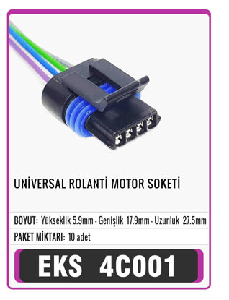 SOKET>TÜM ARAÇLARDA  ROLANTİ MOTOR   S4001 - EKS-4C001
