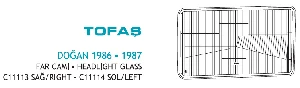 Unıversal Far Camı-Doğan 86-87  Sağ - Ayfar-C11113