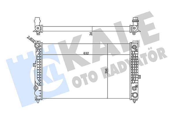 MOTOR RADYATORU PASSAT A4 A6 2.4 / 2.6 / 2.8 95 01 SUPERB 2.8 V6 / 2.5TDI - KALE 358975