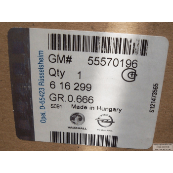 VOLANT KOMPLE (OYNAR VOLANT) Z13DTH CORSA C CORSA D MERIVA A TIGRA B - GM 55570196