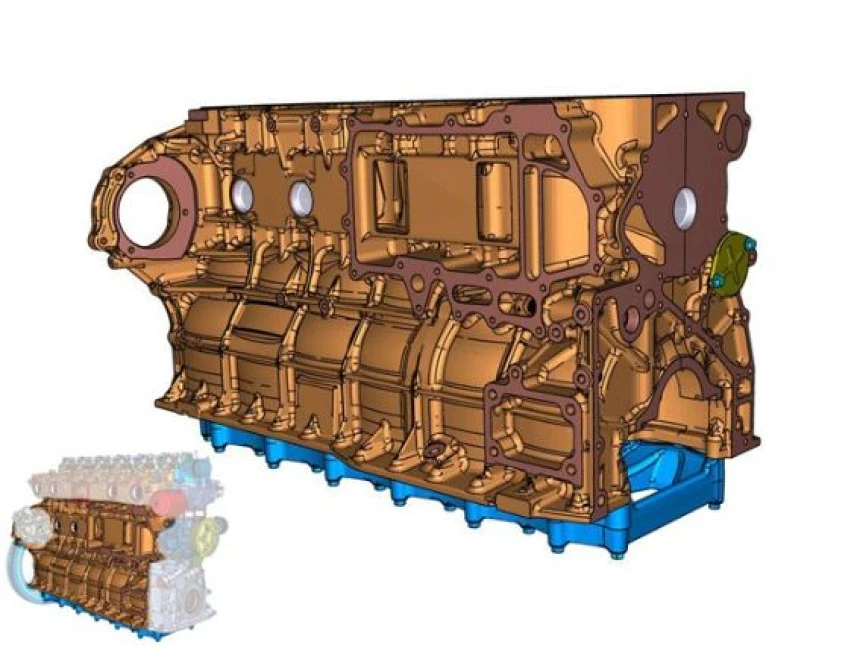 Ford Truck Silindir Blok 9l (bos) - Ford Cargo / 1838-3536-4136-3235 - Orj-Fo 6c466010ac