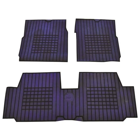 Renault Eski Paspas Dekoratıf Bezli Tip (2 On+1 Arka) Rulo Mavı R12 - Leopar Rbr101