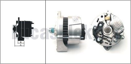 ALTERNATOR A127 24V 55A BOSCH TIPI - LUCAS 619 203 76