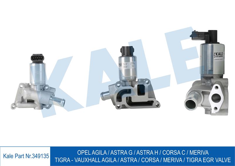 EGR VALFI AGILA A ASTRA G / H CORSA C 1.2 1.4 16V BENZINLI Z12XE Z12XEP Z14XEL Z14XEP (5 PIN OVAL SO - KALE 349135